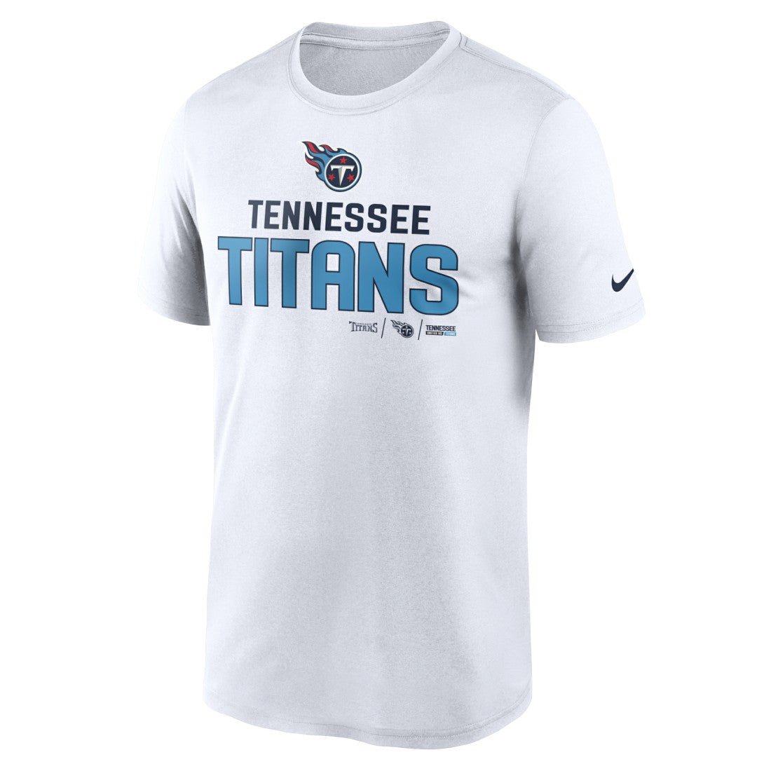 Tennessee Titans Legend Community Performance T-Shirt - White T-shirts