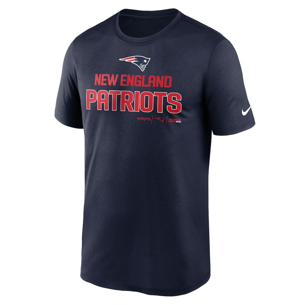 New England Patriots Legend Community Performance T-Shirt - Navy T-shirts