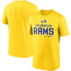 Los Angeles Rams Legend Community Performance T-Shirt - Gold T-shirts