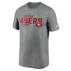 San Francisco 49ers Legend Team Shoutout Performance T-Shirt - Heather Gray T-shirts