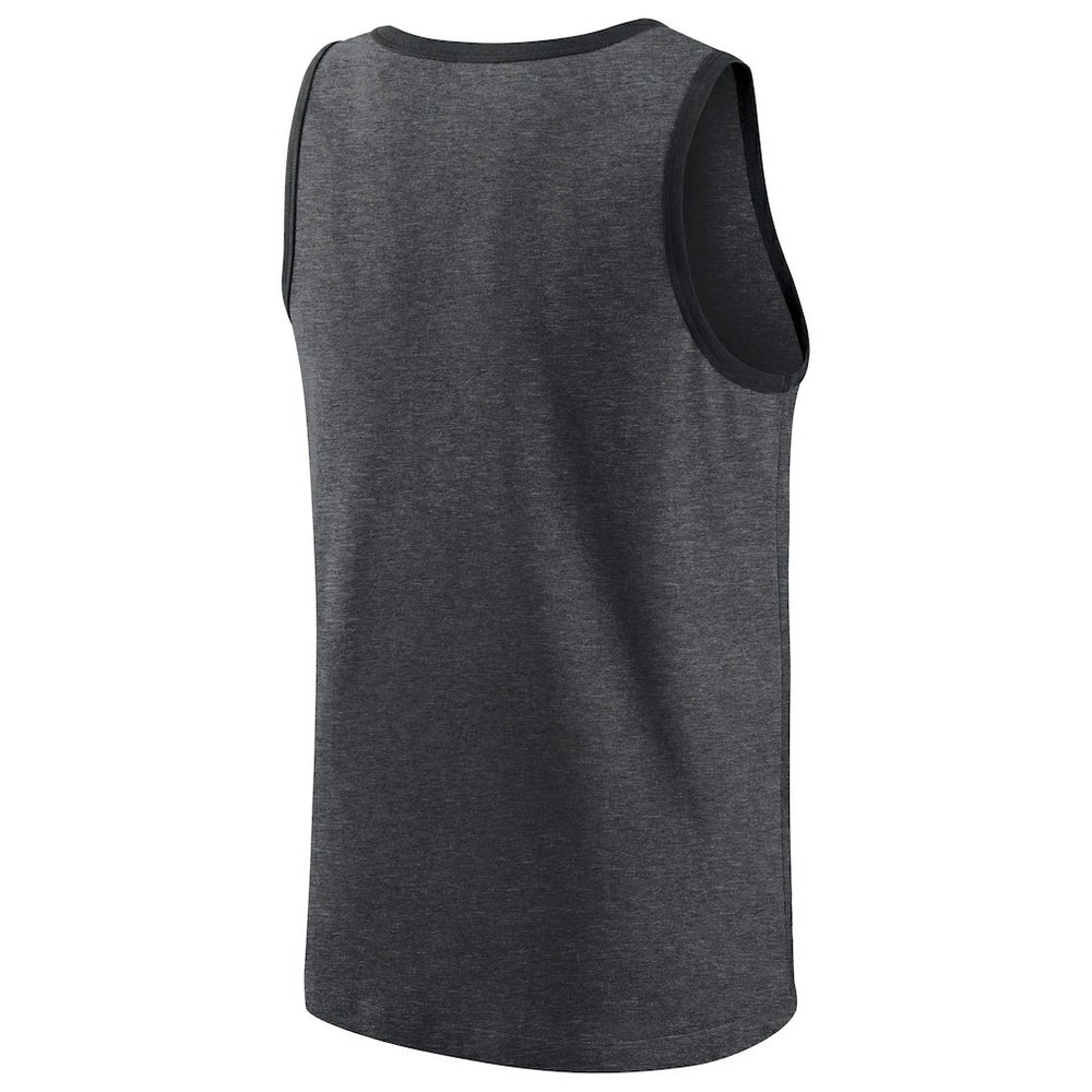 Atlanta Falcons Tri-Blend Tank Top - Heathered Charcoal Tops