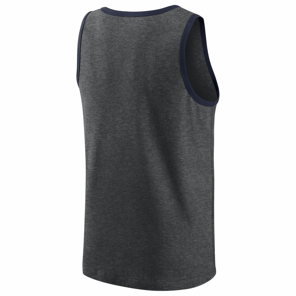 Tennessee Titans Tri-Blend Tank Top - Heathered Charcoal Tops