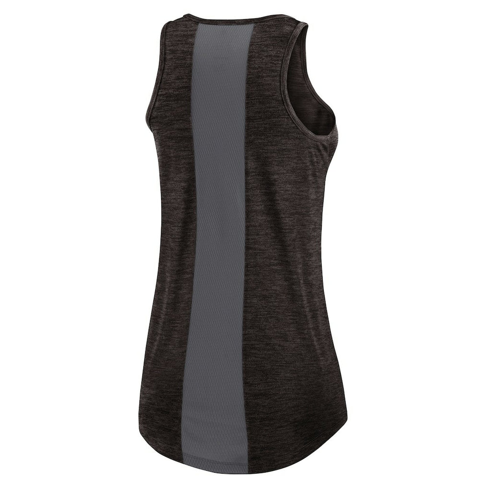 Cleveland Browns Women's High Neck Performance Tank Top - Brown Tops