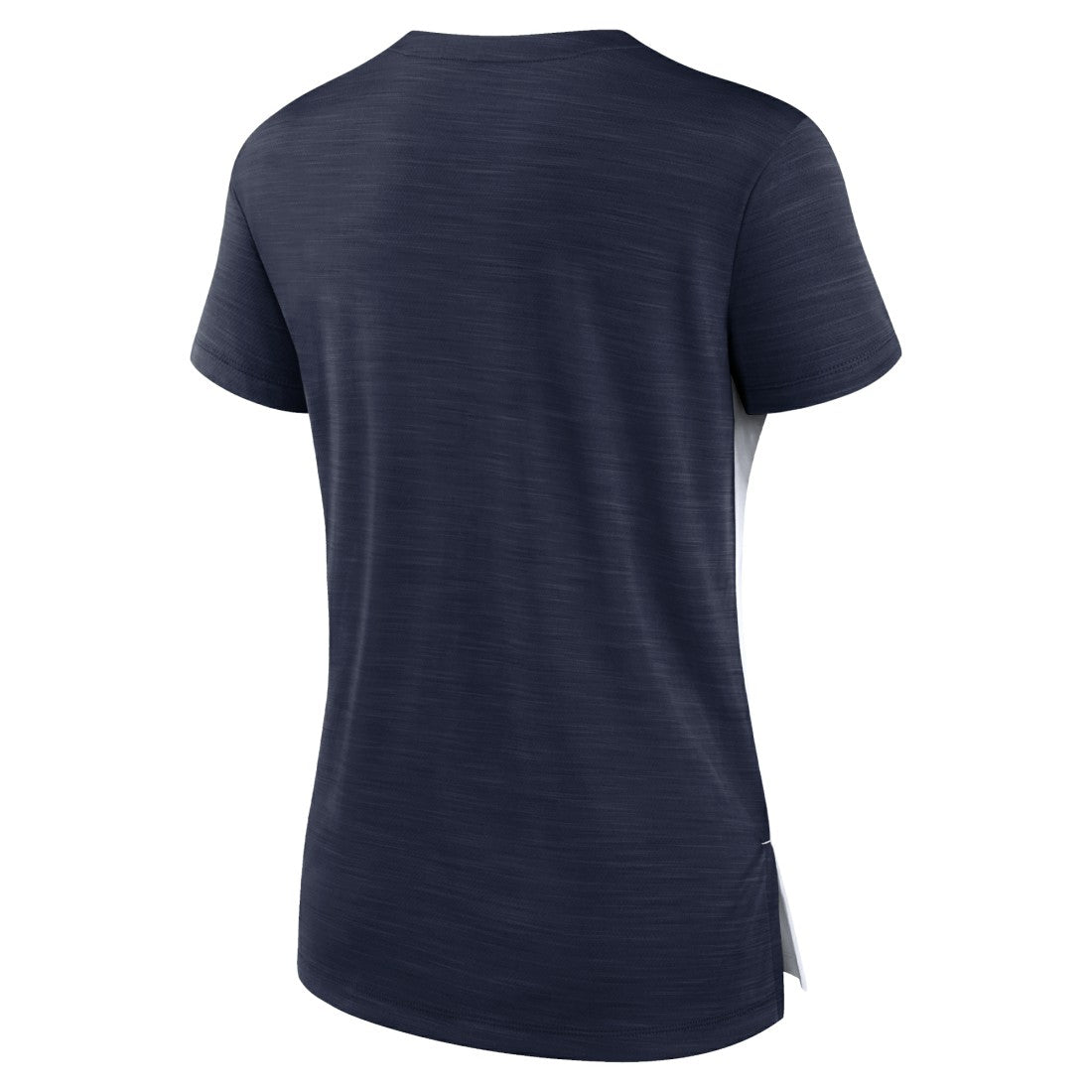 Tennessee Titans Women's Impact Exceed Performance Notch Neck T-Shirt - White/Navy T-shirts