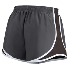 Cleveland Browns Women's Team Logo Performance Tempo Shorts - Charcoal Shorts
