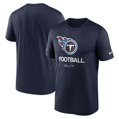 Tennessee Titans Sideline Infograph Performance T-Shirt - Navy T-shirts