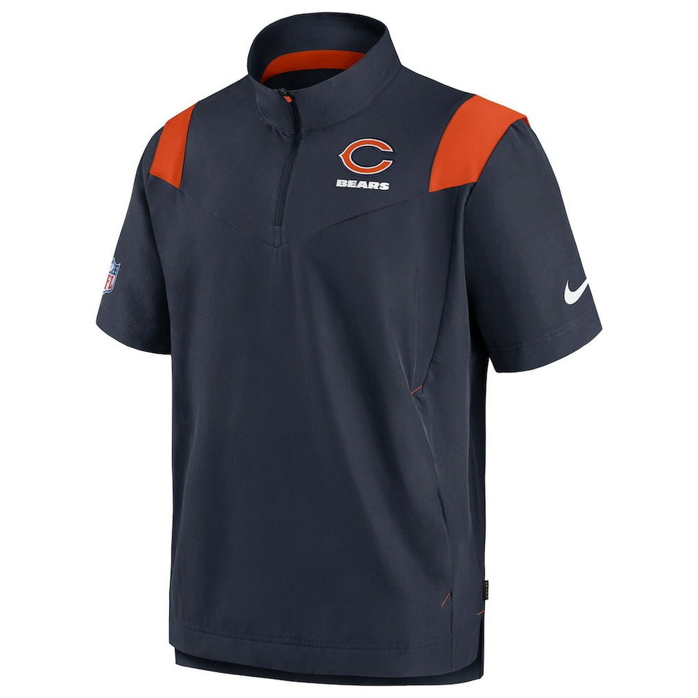 Chicago Bears Sideline Coaches Chevron Lockup Pullover Top - Navy Pullover