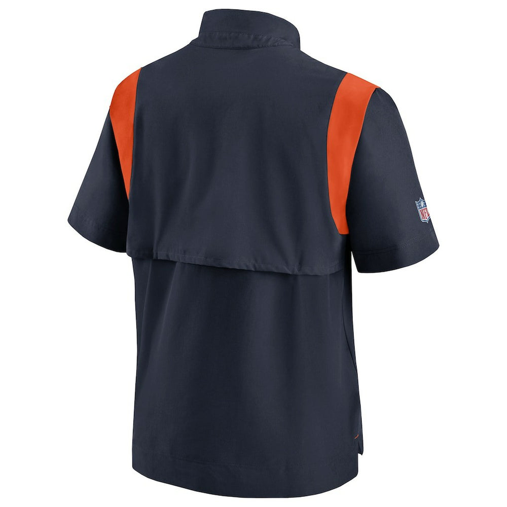 Chicago Bears Sideline Coaches Chevron Lockup Pullover Top - Navy Pullover