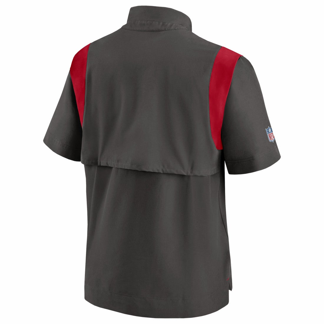 Tampa Bay Buccaneers Sideline Coaches Chevron Lockup Pullover Top - Pewter Pullover