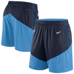 Tennessee Titans Sideline Primary Lockup Performance Shorts - Navy/Light Blue Shorts
