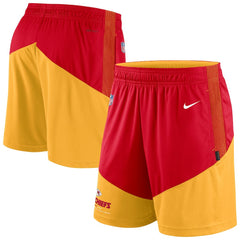 Kansas City Chiefs Sideline Primary Lockup Performance Shorts - Red/Gold Shorts