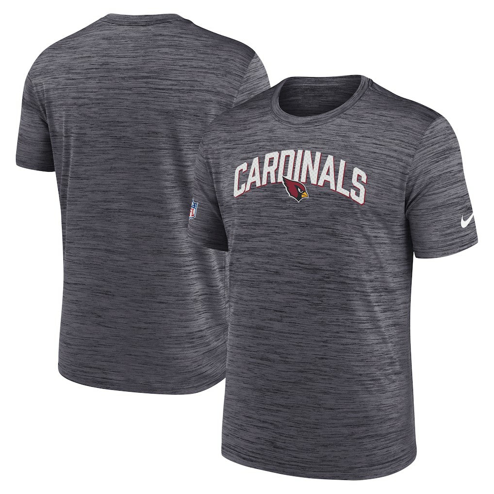 Arizona Cardinals Sideline Velocity Athletic Stack Performance T-Shirt - Black T-shirts