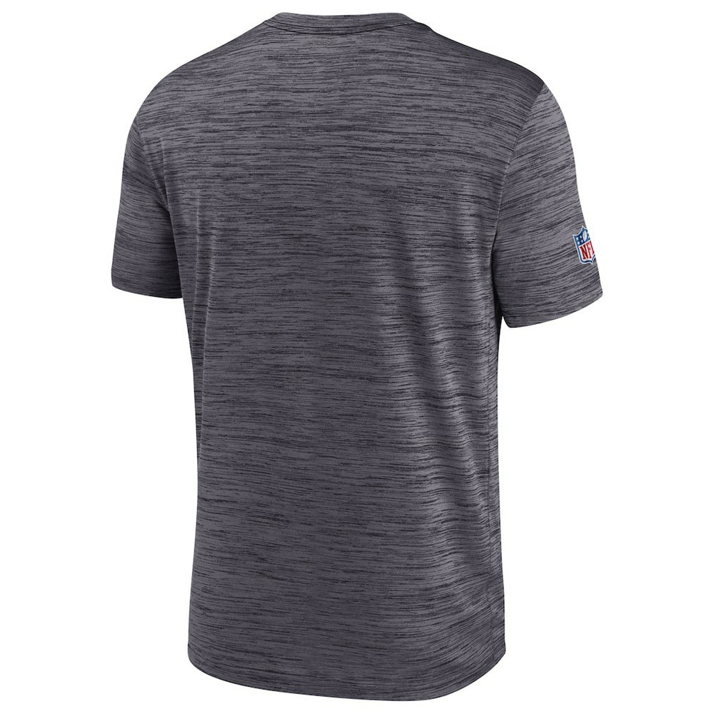 Pittsburgh Steelers Sideline Velocity Athletic Stack Performance T-Shirt - Black T-shirts