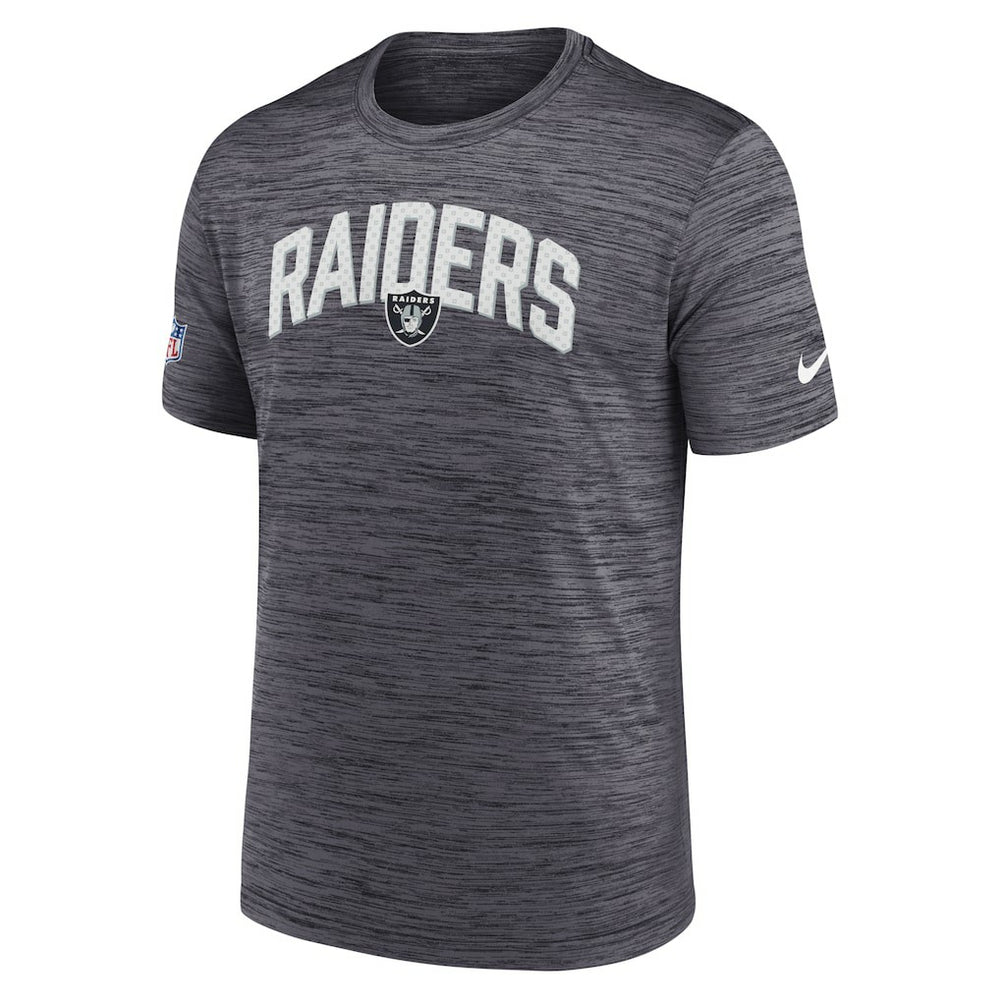 Las Vegas Raiders Sideline Velocity Athletic Stack Performance T-Shirt - Black T-shirts