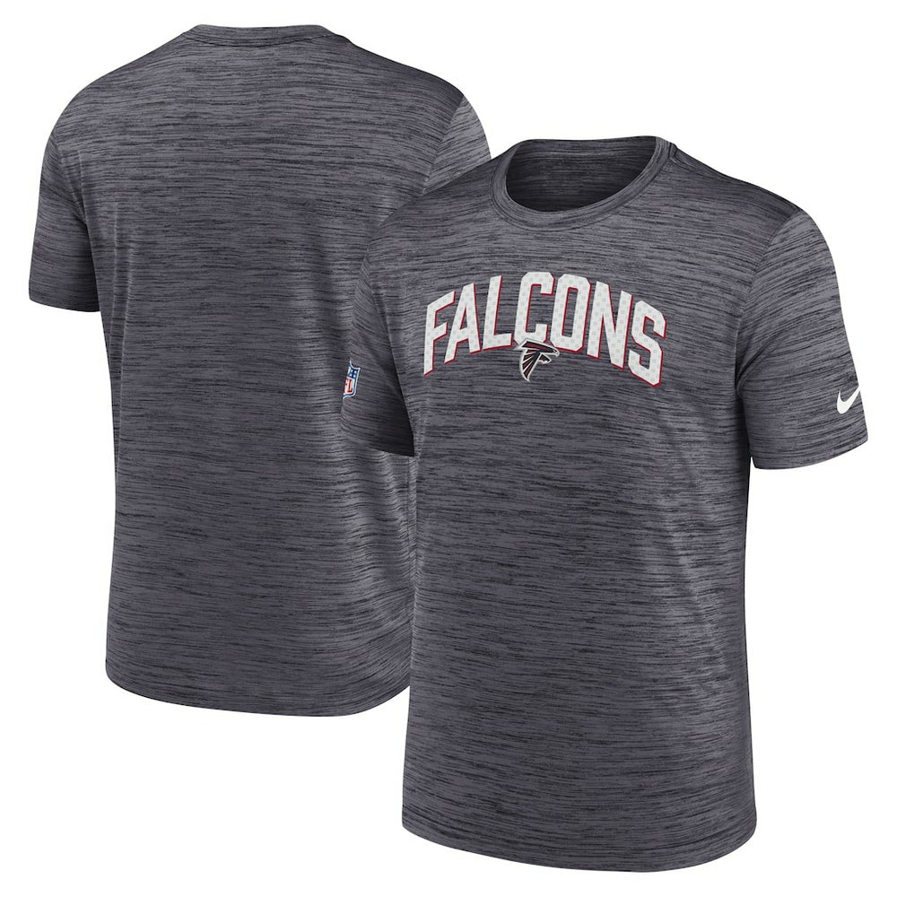 Atlanta Falcons Sideline Velocity Athletic Stack Performance T-Shirt - Black T-shirts