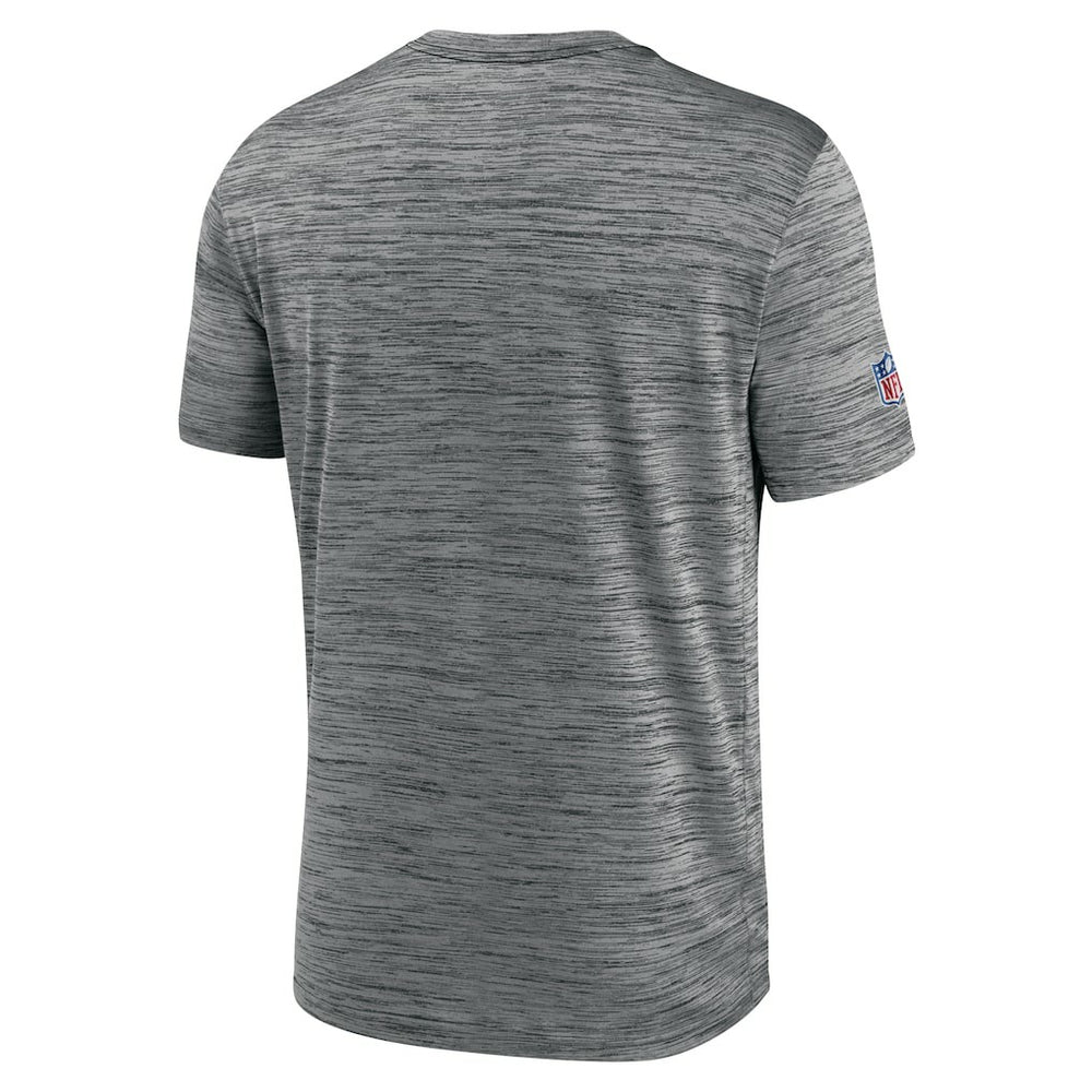 New Orleans Saints Sideline Velocity Athletic Stack Performance T-Shirt - Gray T-shirts