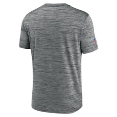 New Orleans Saints Sideline Velocity Athletic Stack Performance T-Shirt - Gray T-shirts