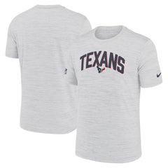Houston Texans Sideline Velocity Athletic Stack Performance T-Shirt - White T-shirts