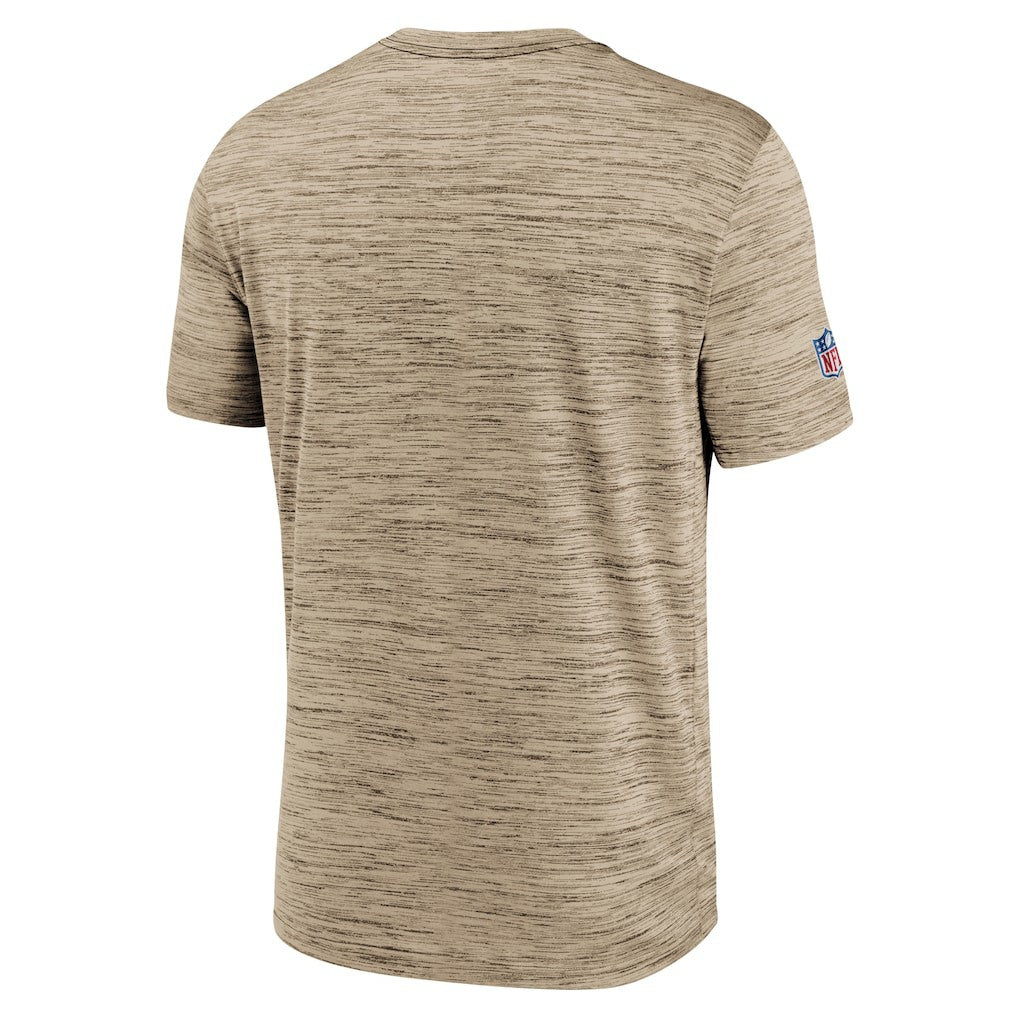 Cleveland Browns Sideline Velocity Athletic Stack Performance T-Shirt - Brown T-shirts