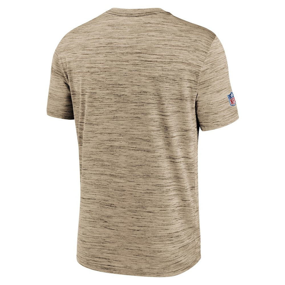 Cleveland Browns Sideline Velocity Athletic Stack Performance T-Shirt - Brown T-shirts