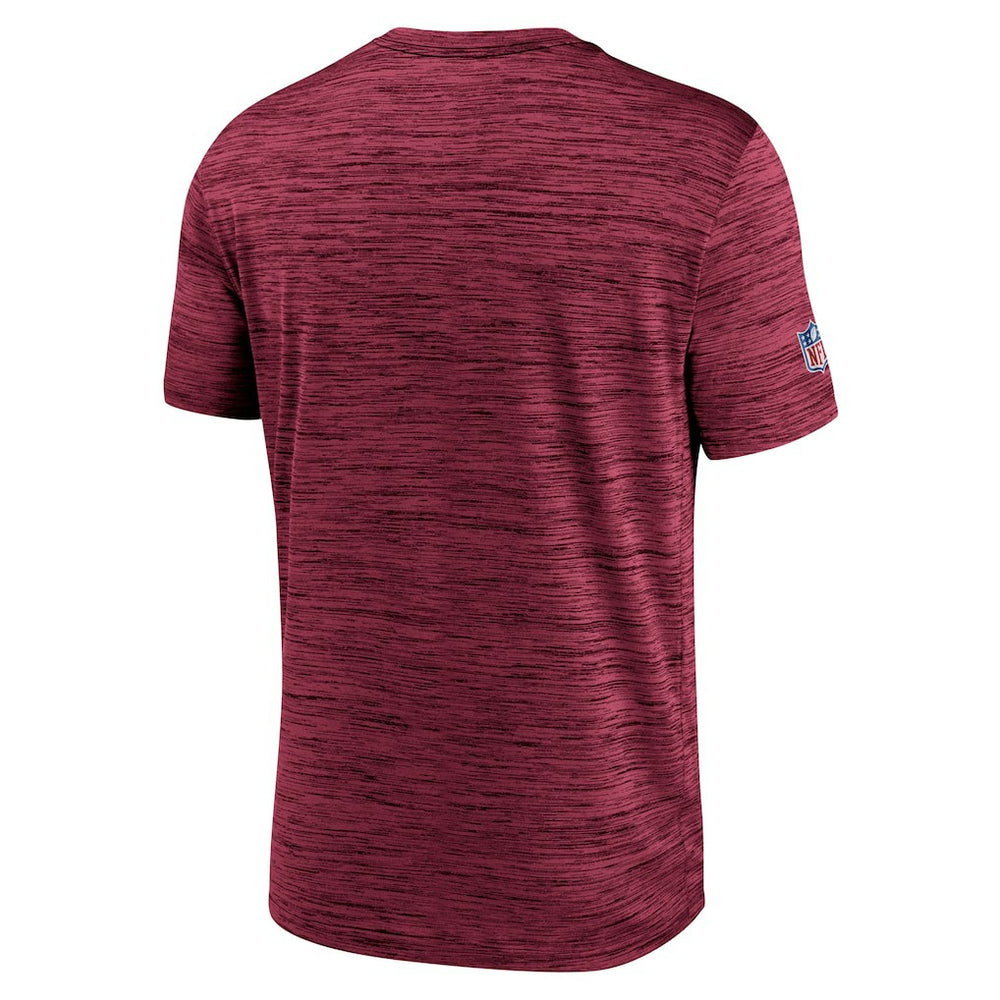 Washington Commanders Sideline Velocity Athletic Stack Performance T-Shirt - Burgundy T-shirts