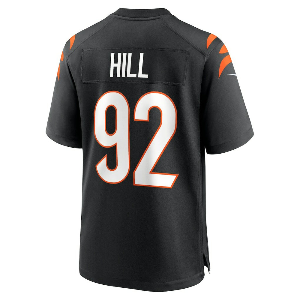 B.J. Hill Cincinnati Bengals Game Jersey - Black Jerseys