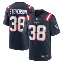 Rhamondre Stevenson New England Patriots Game Jersey - Navy Jerseys