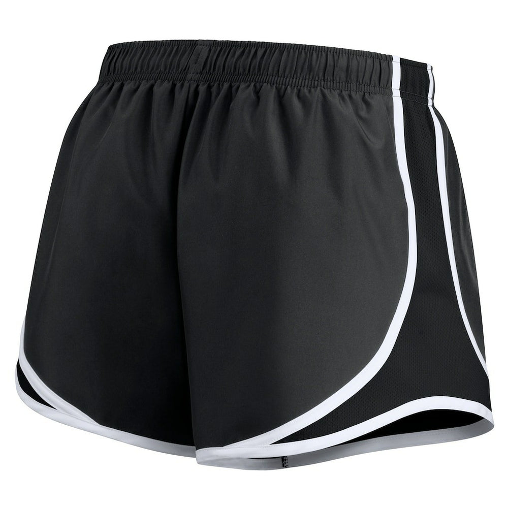 San Francisco 49ers Women's Plus Size Logo Performance Tempo Shorts - Charcoal Shorts