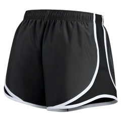 San Francisco 49ers Women's Plus Size Logo Performance Tempo Shorts - Charcoal Shorts