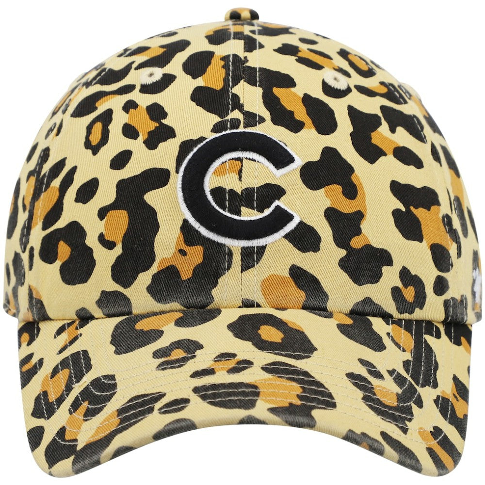 Chicago Cubs '47 Women's Bagheera Cheetah Clean up Adjustable Hat - Tan Hats
