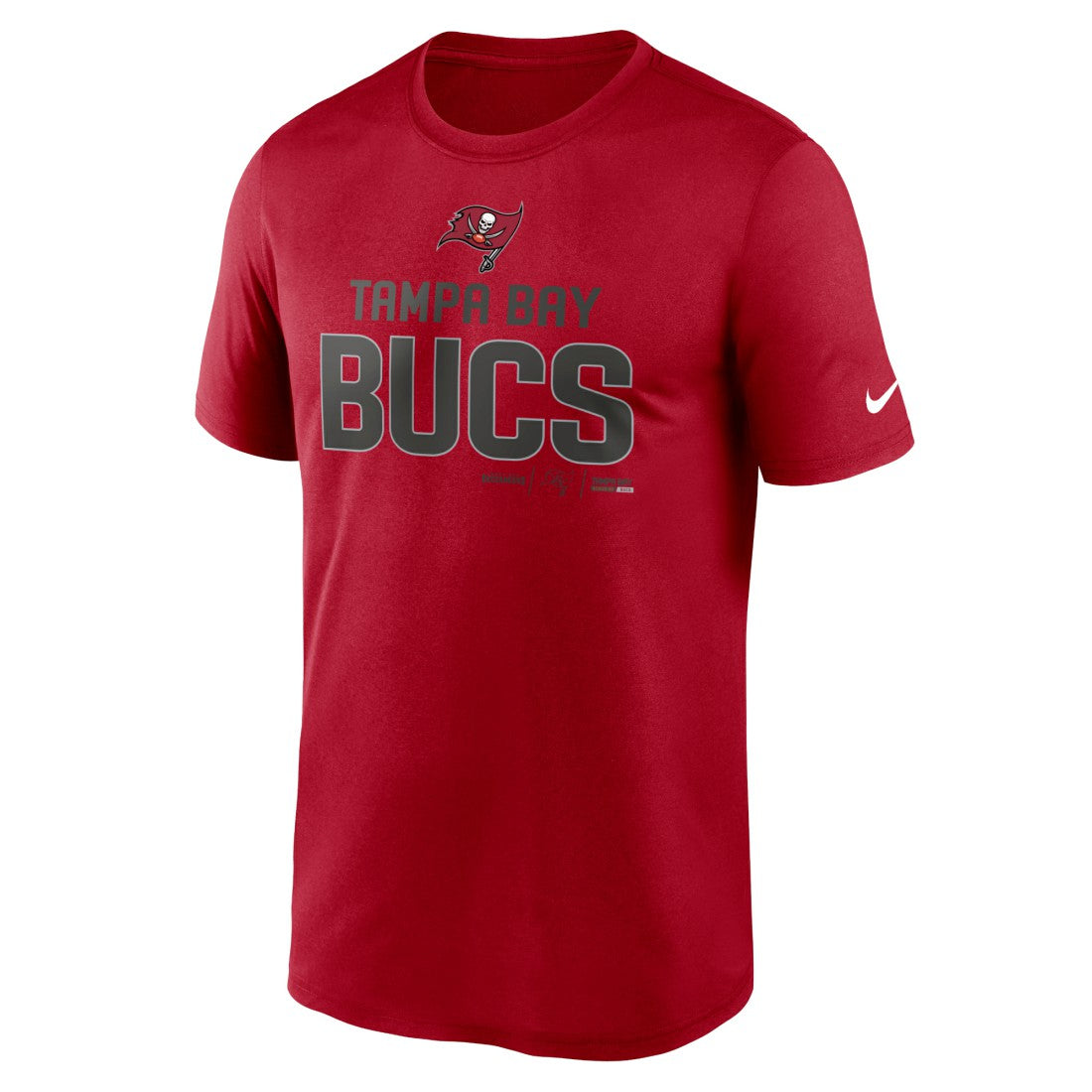 Tampa Bay Buccaneers Legend Community Performance T-Shirt - Red T-shirts