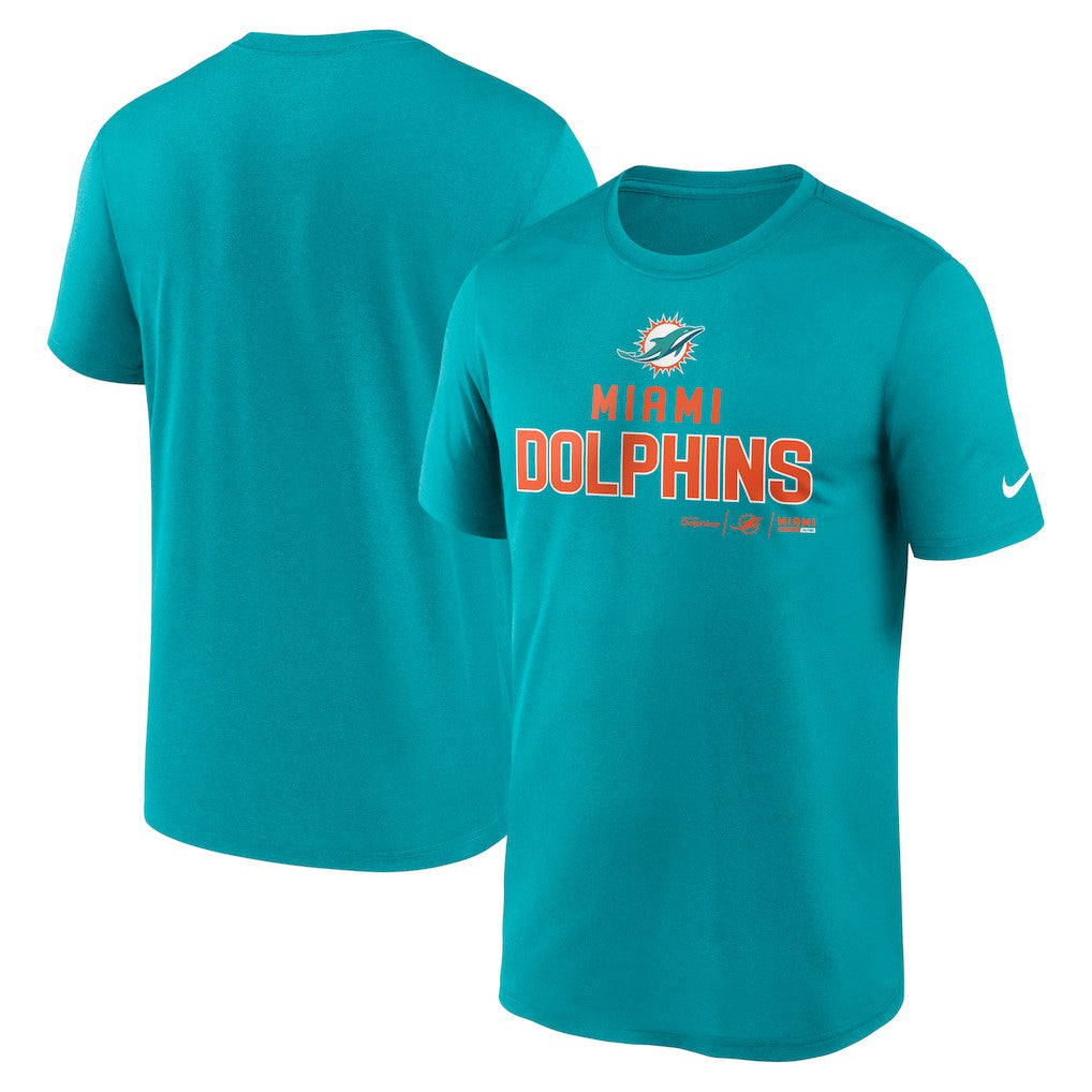 Miami Dolphins Legend Community Performance T-Shirt - Aqua T-shirts