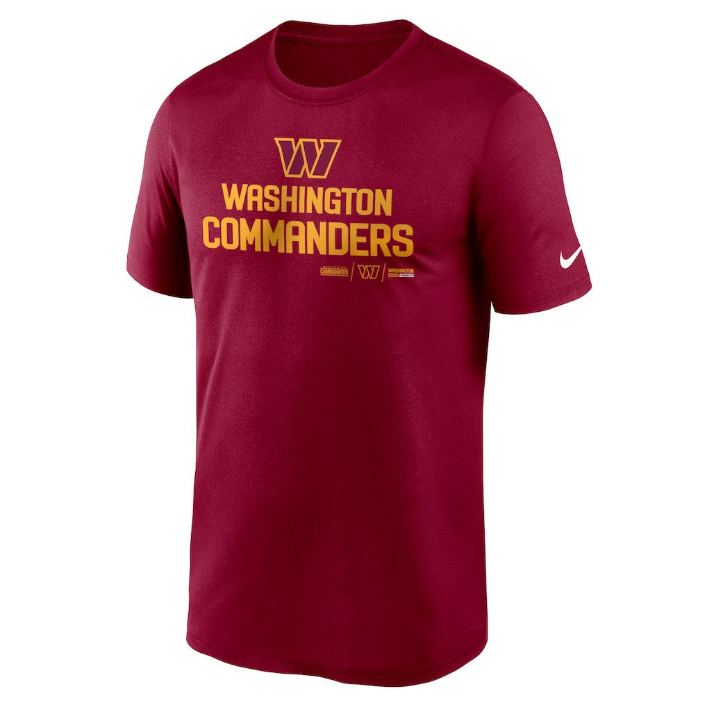 Washington Commanders Legend Community Performance T-Shirt - Burgundy T-shirts