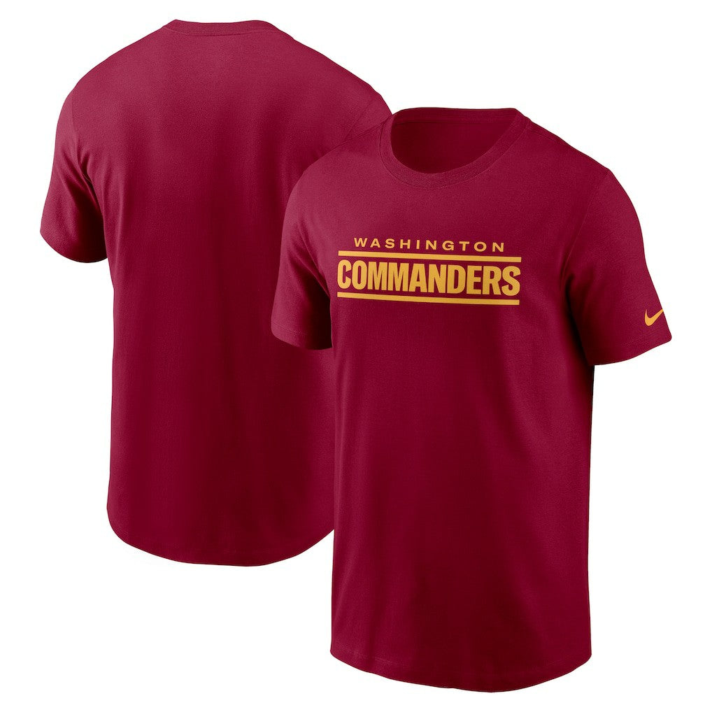 Washington Commanders Wordmark T-Shirt - Burgundy T-shirts