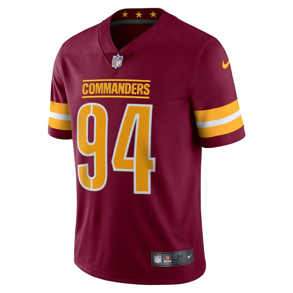 Da'Ron Payne Washington Commanders Vapor Limited Jersey - Burgundy Jerseys
