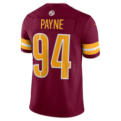 Da'Ron Payne Washington Commanders Vapor Limited Jersey - Burgundy Jerseys