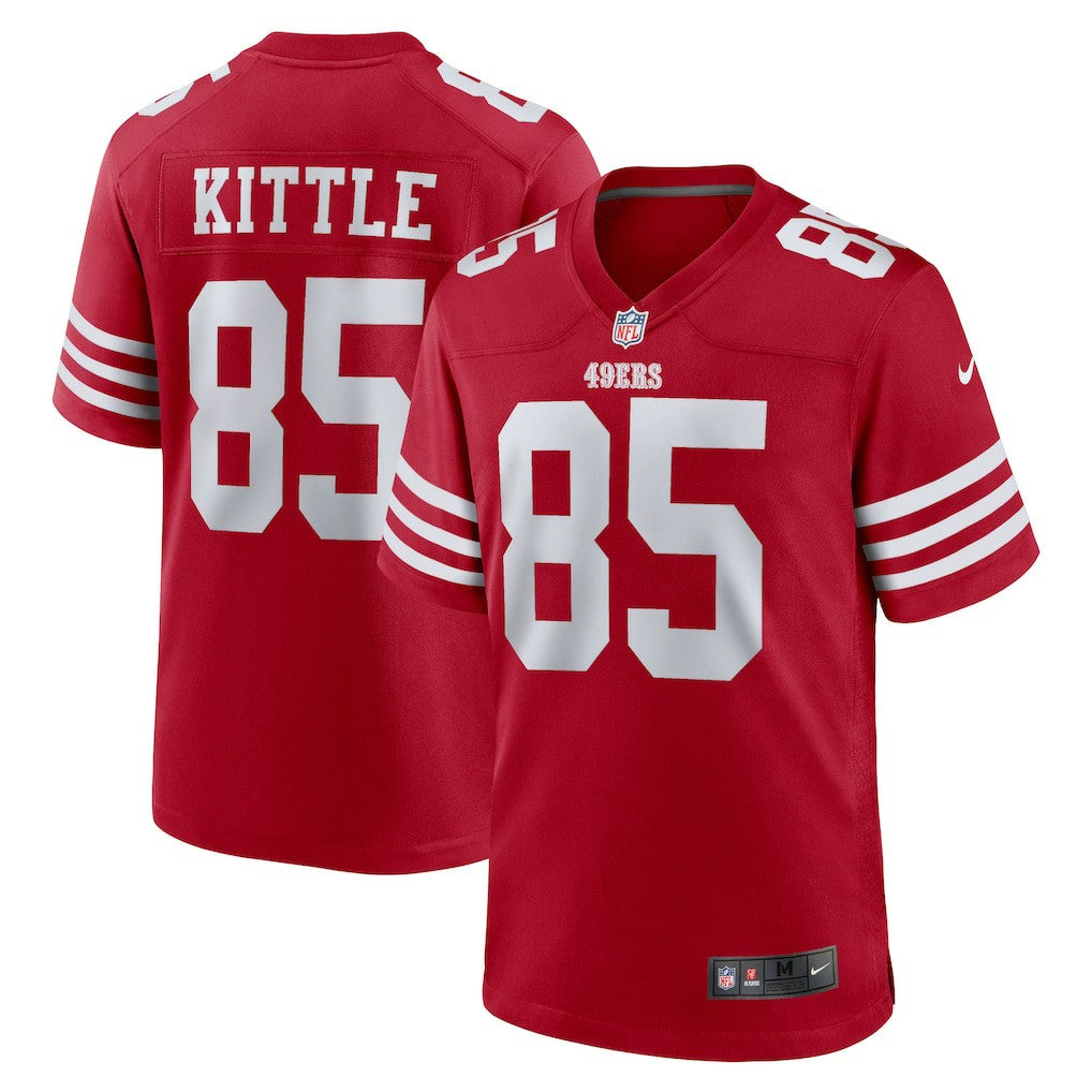 George Kittle San Francisco 49ers Team Game Jersey - Scarlet Jerseys