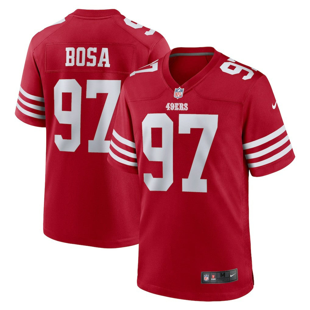 Nick Bosa San Francisco 49ers Team Game Jersey - Scarlet Jerseys