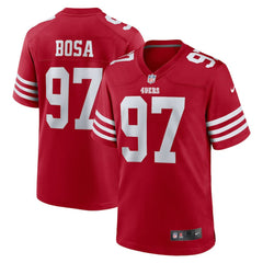 Nick Bosa San Francisco 49ers Team Game Jersey - Scarlet Jerseys