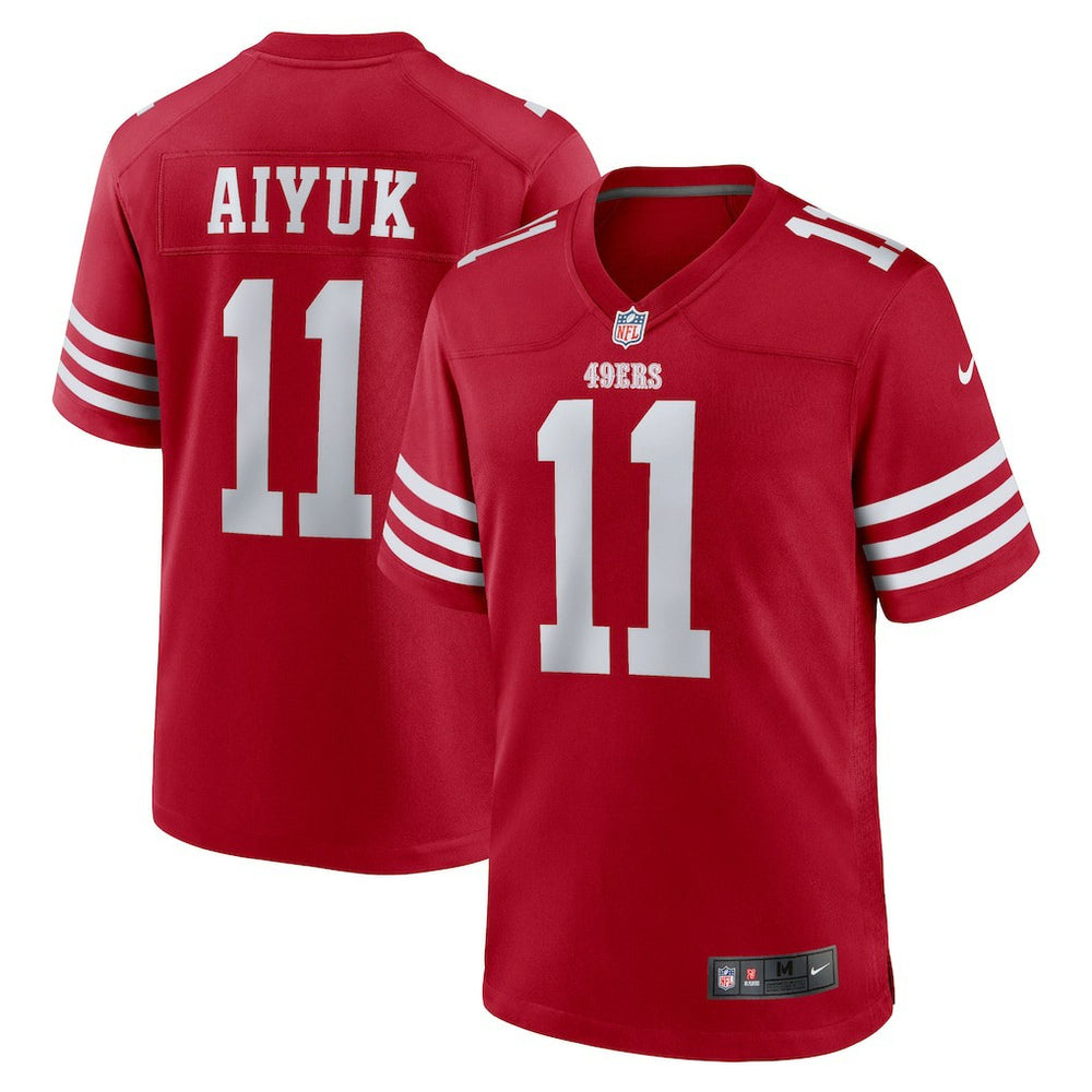 Brandon Aiyuk San Francisco 49ers Game Player Jersey - Scarlet Jerseys
