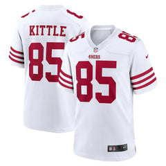 George Kittle San Francisco 49ers Team Game Jersey - White Jerseys