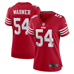 Fred Warner San Francisco 49ers Women's Game Player Jersey - Scarlet Jerseys