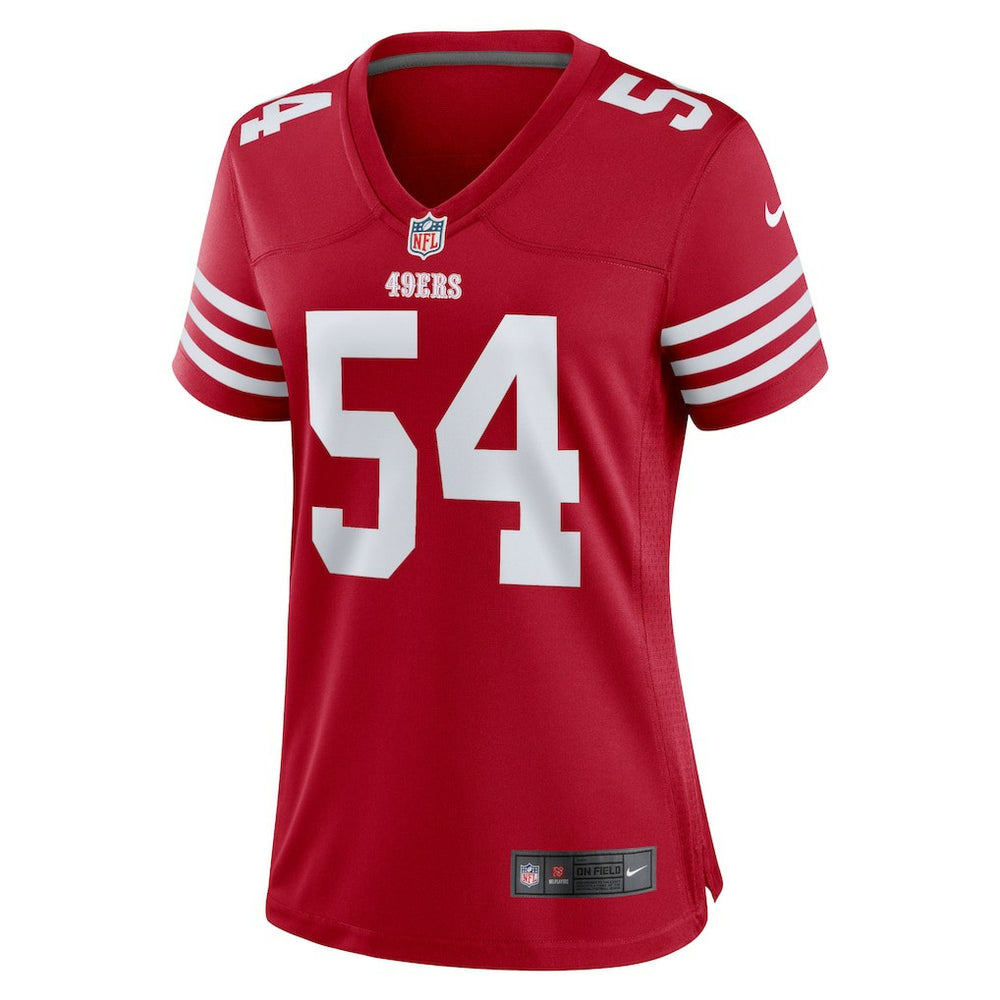 Fred Warner San Francisco 49ers Women's Game Player Jersey - Scarlet Jerseys