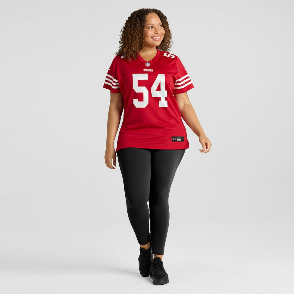Fred Warner San Francisco 49ers Women's Game Player Jersey - Scarlet Jerseys