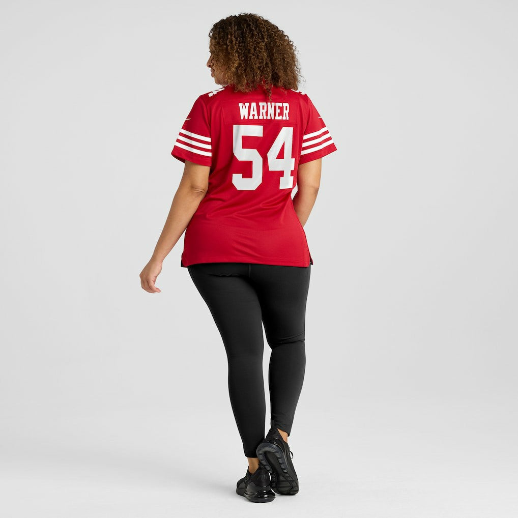 Fred Warner San Francisco 49ers Women's Game Player Jersey - Scarlet Jerseys