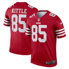 George Kittle San Francisco 49ers Legend Player Performance Top - Scarlet Tops