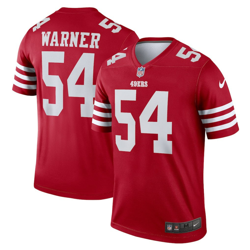 Fred Warner San Francisco 49ers Legend Player Performance Top - Scarlet Tops