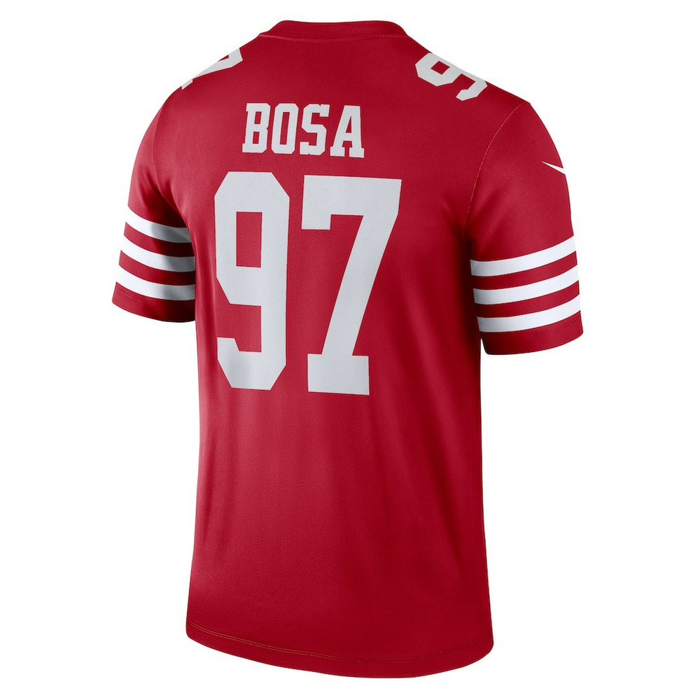 Nick Bosa San Francisco 49ers Legend Player Performance Top - Scarlet Tops