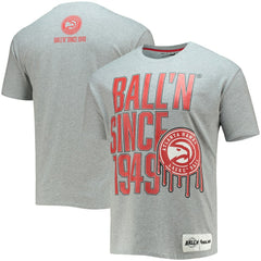 Atlanta Hawks BALL'N Since 1949 T-Shirt Heathered Gray