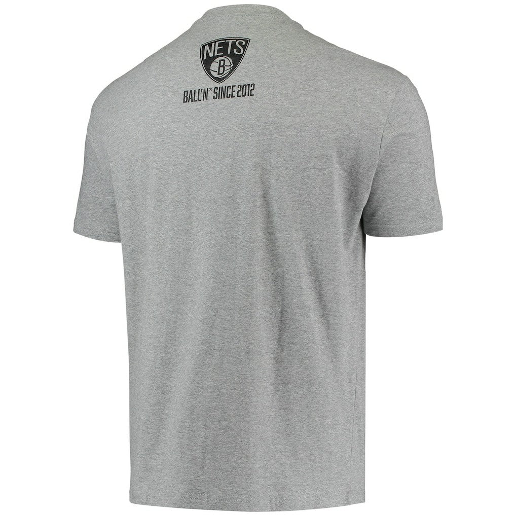 Brooklyn Nets BALL'N Since 2012 T-Shirt Heathered Gray outlet